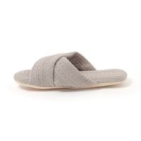 ワッフルクロスルームサンダル Ｌ(25～27cm) グレー LAKOLE/ラコレ