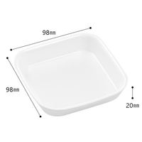 エフピコ 惣菜容器 Ｆ惣菜10-10（20） 1セット（100枚：50枚入×2袋）