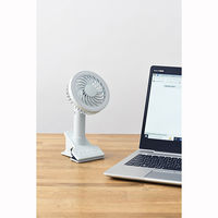 BRUNO ポータブルクリップライトファン（ブルーグレー） BDE035ーBGY 1個