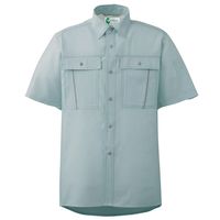 ミドリ安全 作業服 春夏 半袖 シャツ 帯電防止 RCS606 LL グリーン 3120707806 1点（直送品）