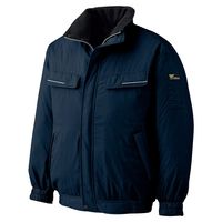 ミドリ安全 防寒服 ブルゾン 軽量 VE1027 L ネイビー 3130022205 1点（直送品）