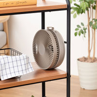 ライフオンプロダクツ 折りたたみコードレスリビングファン 首振り機能付 キャメル LCAF031-CM 1台