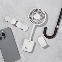 ライフオンプロダクツ スマホも挟める薄型クリップファン リリーホワイト LCAF021-LW 1台