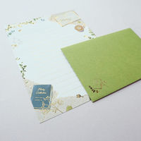 包む レターセット 水彩 ほっと一息 TL100 1冊