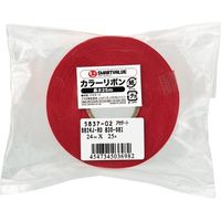 ジョインテックス カラーリボン赤 24mm*25m B824J-RD 1巻