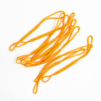 日本紐釦貿易 根付紐 ストラップ 10cm オレンジ F1-5-10 1袋(10本)