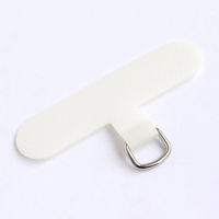 日本紐釦貿易 スマホストラップホルダーパーツ Dカンタイプ ホワイト SS-2W 1枚