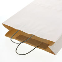 シモジマ 手提げ紙袋 25チャームバッグ 2才 エコデュオWH 4901755357110 1袋(50枚)