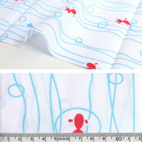 日本紐釦貿易 NBK 小紋手ぬぐい 流金 33×90cm 手芸・ハンドメイド用品 MYM33041 1枚