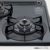 伸晃 ガスコンロ プロテクトシート サークル ブラック ベラスコート KHPーCBK 1個