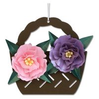 藤久 立体切り絵 花かご飾りキット トルコ桔梗 0540218 1セット（直送品）