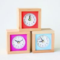 アイスタジオウッズ キューブシリーズ 時計 08-7189 1セット×3（直送品）