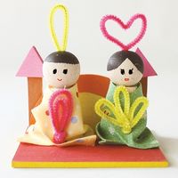 アイスタジオウッズ ちいさなおひなさま 08-7615 1セット（直送品）