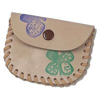 クラフト社 小銭入れ A ホック止め付 18-4206 1セット(1セット×5)（直送品）