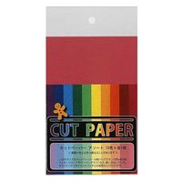 花岡 hanaoka カットペーパー 334958-6 ビビッド 4101588カットPビビット 1セット(1パック×15)（直送品）
