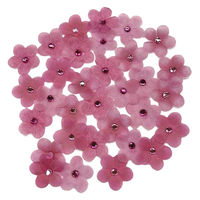 花岡 ペーパーインテリジェンス フラワーマルシェ ヴェラムビジューピンク 4108608 1パック×5（直送品）