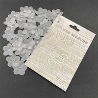 花岡 ペーパーインテリジェンス フラワーマルシェヴェラムビジューホワイト 4108609 1パック×5（直送品）