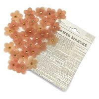 花岡 ペーパーインテリジェンス フラワーマルシェヴェラムビジューオレンジ 4108610 1パック×5（直送品）