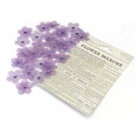 花岡 ペーパーインテリジェンス フラワーマルシェヴェラムビジューパープル 4108611 1パック×5（直送品）