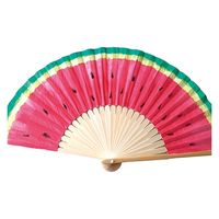 ハッピークラフト 白無地扇子 1セット(1本×4)（直送品）