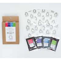 桂屋ファイングッズ 技法用染料リアクト4色セットVIVID 1セット(1セット×5)（直送品）