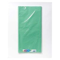 ゴークラ 薄葉紙(無地)3ッ折り 100枚 緑色 1包（直送品）