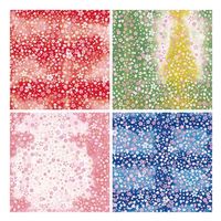 クラサワ しぼり染風千代紙うらら B4 100枚 P0113 1セット（直送品）