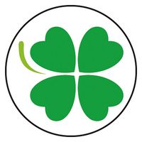 オキナ パリオシール PS1154 クローバー 1セット(1パック×5)（直送品）