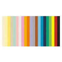 エスケント リブカラー 4ツ切10枚 NO607 ホワイト リブ4ツ10マイ 607 1包（直送品）