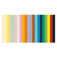 エスケント リブカラー 4ツ切10枚 NO801 マリンブルー リブ4ツ10マイ マリンブルー801 1包（直送品）