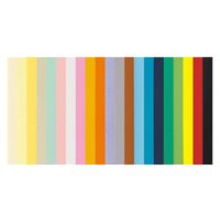 エスケント リブカラー 4ツ切10枚 NO707 ライトブルー リブ4ツ10マイ ライトブルー707 1包（直送品）