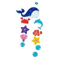 サンワ 木のモビールうみのいきもの 05424 1セット×3（直送品）