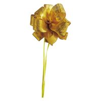 小堀リボン メタルフラワー 24mm ゴールド No.90 1セット(1巻×2)（直送品）