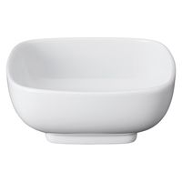 無印良品 白磁角鉢 中 約幅１１．５×奥行１１．５×高さ５ｃｍ 1セット（1個×2） 良品計画