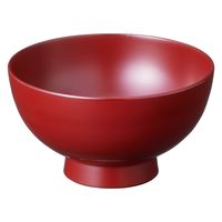無印良品 河和田塗り汁椀 朱 約直径１２ｘ高さ６．５ｃｍ 1セット（1個×2） 良品計画