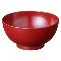 無印良品 河和田塗り丼 朱 約直径１３．５ｘ高さ６．５ｃｍ 1セット（1個×2） 良品計画