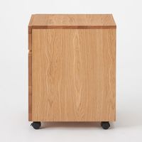 無印良品 木製デスクキャビネット オーク材突板 良品計画