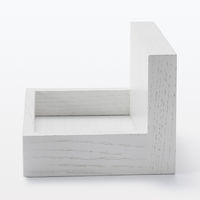 無印良品 壁に付けられる家具トレー オーク材突板 ライトグレー １１ｃｍ 良品計画