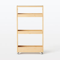 無印良品 竹材 スリムワゴン 大 良品計画