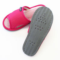 オクムラ エアパスインソールスリッパ 通気性 快適 Mサイズ ピンク AAAA6004PI 1足