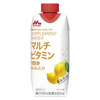 森永乳業 森永サプリメントウォーターマルチビタミン 香るレモン水 330ml 1箱（12本入）