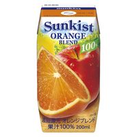 森永乳業 サンキスト100％オレンジブレンド 200ml 1セット（48本）