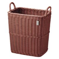 サンリツ KLEANE PLUS洗える抗菌素材の脱衣バスケット ブラウン 　1セット（3個）