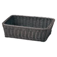 サンリツ KLEANE PLUS洗える抗菌素材の脱衣かご M ダークグレー 　1セット（3個）