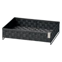 サンリツ KLEANE ZERO抗菌PPバンド素材の客室用浴衣置き ダークグレー 　1セット（3個）