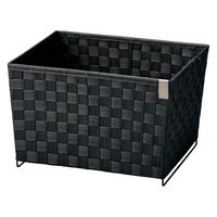 サンリツ KLEANE ZERO抗菌PPバンド素材の客室用脱衣かご、鞄置き ダークグレー 　1セット（3個）