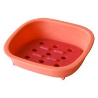 八幡化成 versa soap plate ヴァーサ ソーププレート ピンク 　1セット（3個）