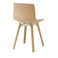 【軒先渡し】オリバー 木製チェア カフェチェア 板座 オーク S・CS-113A・OK・WS・LW 1脚（直送品）