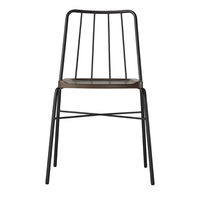 【軒先渡し】オリバー スチールチェア カフェチェア ミディアムブラウンオーク S・CS-F642・AL・WS・MO 1脚（直送品）