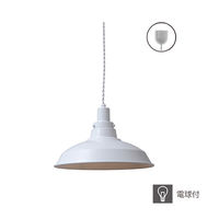ポッシュリビング ペンダントライトL ホワイト φ32cm×H121cm LED電球付 引掛シーリング取付 64062 1個（直送品）